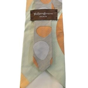 YSL Wide Linen Tie yves Saint Laurent